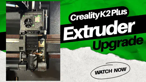 Creality K2 Plus Extruder Upgrade: Replacing Plastic Gears with Metal